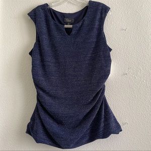 NWT Metallic Dress Top | Dressbarn